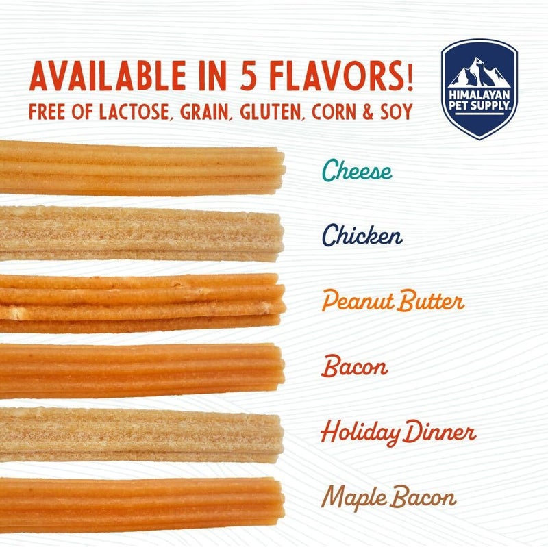 Himalayan Dog Chew مضغ هيمالايا للكلاب تشورو من جبن الياك، 100% طبيعي، يدوم طويلاً، خالي من الغلوتين، مكافآت صحية وآمنة للكلاب، خالية من اللاكتوز والحبوب، غنية بالبروتين، بنكهة زبدة الفول السوداني الحقيقية، 4 تشوروس لكل كيس - Image 4